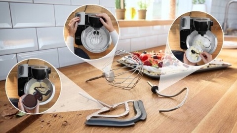 Robot Kuchenny Bosch MUM5XC4E 1000W 3,9L z Wagą i Mieleniem 3D