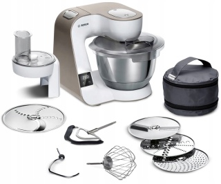 Robot kuchenny Bosch MUM5XW10 1000W, misa 3,9L, timer, 7 prędkości