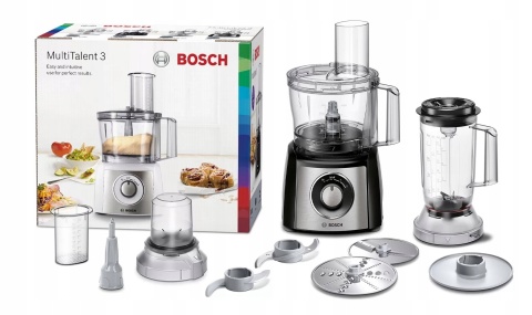 Wielofunkcyjny Robot Kuchenny Bosch 800W Misa 2,3L: Regulacja Prędkości