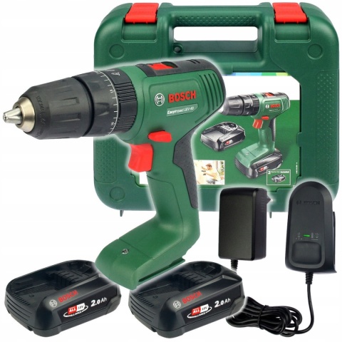Wiertarko-wkrętarka akumulatorowa Bosch EasyImpact 18V-40, 2x2Ah, ładowarka