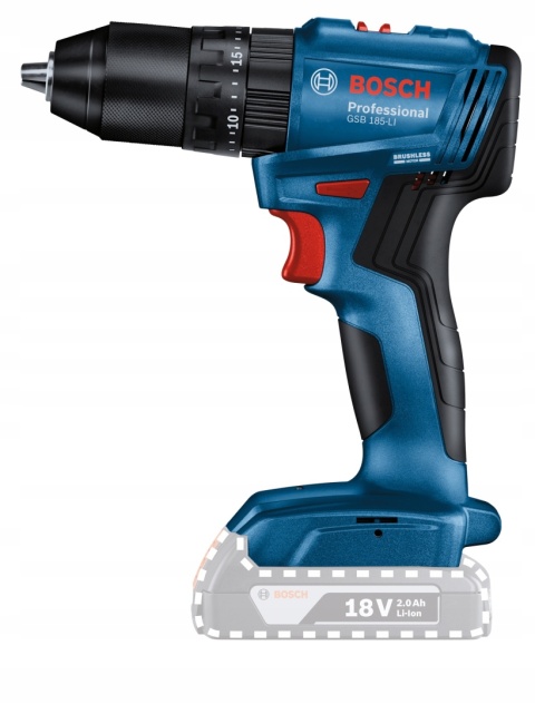 Wiertarko-wkrętarka udarowa Bosch GSB 185-LI 50Nm bezszczotkowa 18V