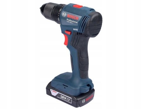 Wkrętarka Bosch GSR 185-LI 2Ah 18V BEZSZCZOTKOWA z osprzętem w walizce