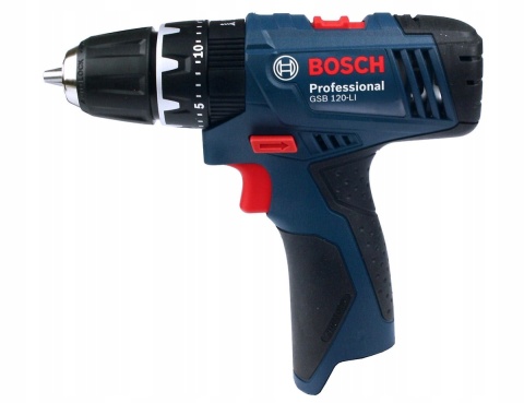 Wkrętarka akumulatorowa Bosch GSB 120-LI 2-biegowa 28Nm 1kg z udarem