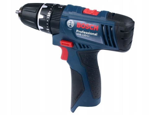 Wkrętarka akumulatorowa Bosch GSB 120-LI 2-biegowa 28Nm 1kg z udarem