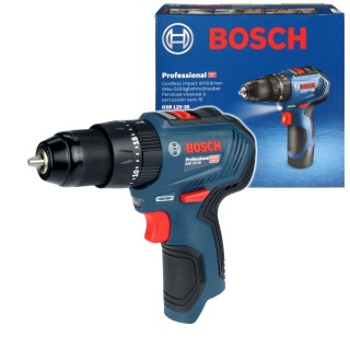Wkrętarka akumulatorowa Bosch GSB 12V-30 z udarem i led 2-biegowa