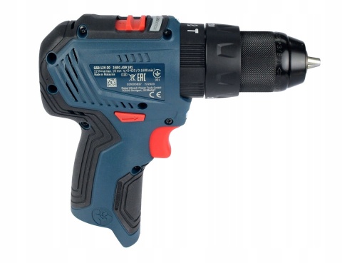 Wkrętarka akumulatorowa Bosch GSB 12V-30 z udarem i led 2-biegowa