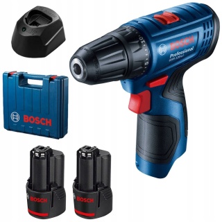 Wkrętarka akumulatorowa Bosch GSR 120LI 12V 2x2Ah 30Nm w walizce profesjonalnej