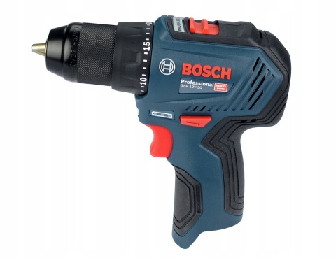 Wkrętarka Bosch Gsr 12V-30 Bezszczotkowa Korpus 30 Nm 2-Bieg, Z Latarką Led