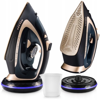 Bezprzewodowe żelazko parowe Mozano Ultimate Smooth 2600W z ceramiczną stopą