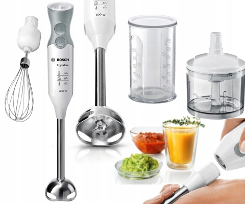 Blender ręczny BOSCH MSM66150 600W ErgoMixx z Turbo i akcesoriami