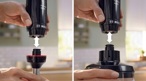 Blender ręczny Bosch MSM4B621 1000W + Rozdrabniacz + Końcówka do ubijania