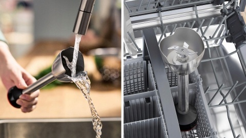 Blender ręczny Bosch MSM4B621 1000W + Rozdrabniacz + Końcówka do ubijania