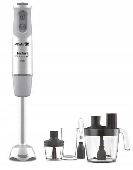 Blender ręczny Tefal QuickChef 8w1 1000W - Mocny i Wszechstronny