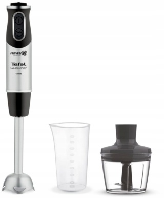Blender ręczny Tefal QuickChef HB6598, 1000W, 20 prędkości, akcesoria