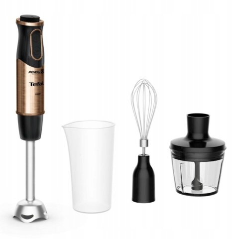 Blender ręczny Tefal Quickchef 3w1 1000 W czarny z regulacją prędkości