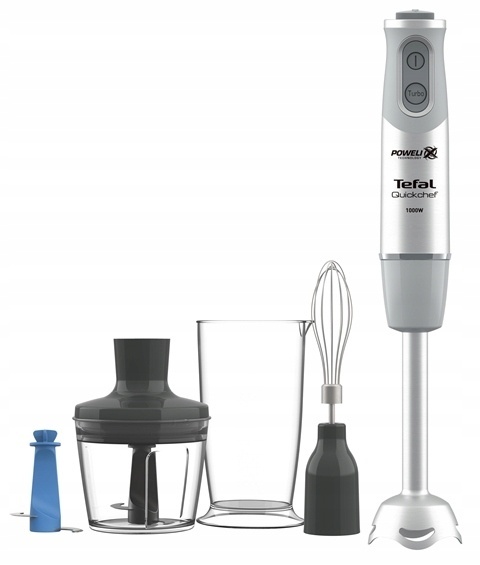 Blender ręczny Tefal Quickchef 4w1 1000W z funkcją kruszenia lodu