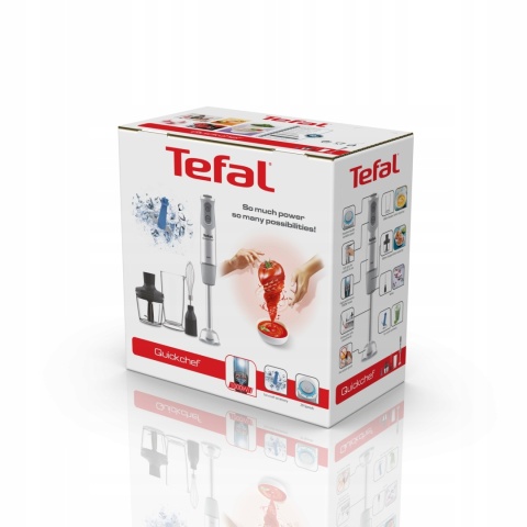 Blender ręczny Tefal Quickchef 4w1 1000W z funkcją kruszenia lodu