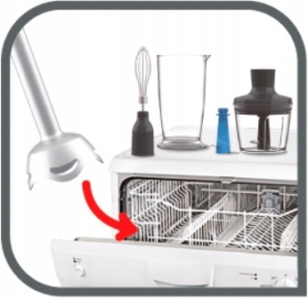 Blender ręczny Tefal Quickchef 4w1 1000W z funkcją kruszenia lodu