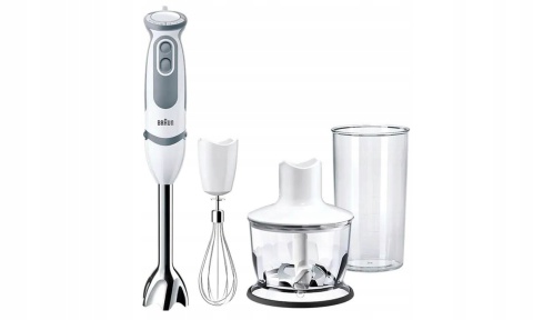 Braun MQ 5235 MultiQuick 5 Vario 1000W Biały - Blender Ręczny z Akcesoriami