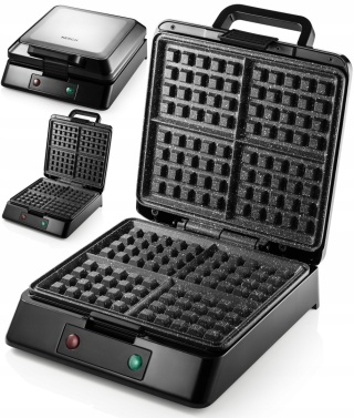 Gofrownica KERCH PROFI 2200W 4 Gofry z Marmurkową Powłoką