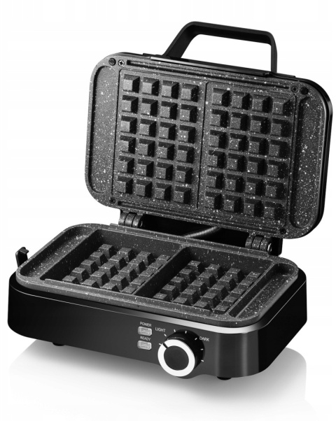 Gofrownica Kerch SMART 2200W z marmurkową powłoką, 2 gofry prosto