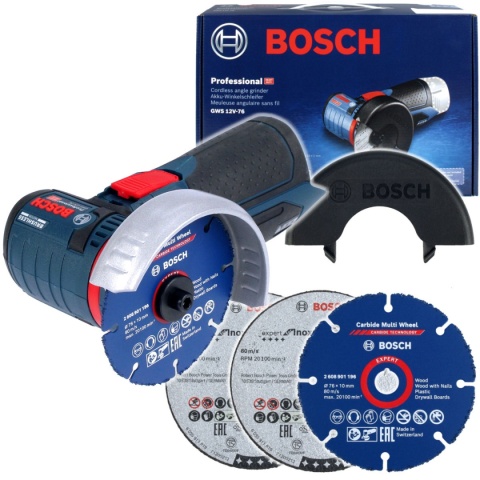 Akumulatorowa Szlifierka Kątowa Bosch 12V Gws 76Mm Bez Akumulatora