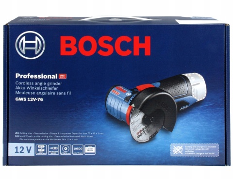 Akumulatorowa Szlifierka Kątowa Bosch 12V Gws 76Mm Bez Akumulatora