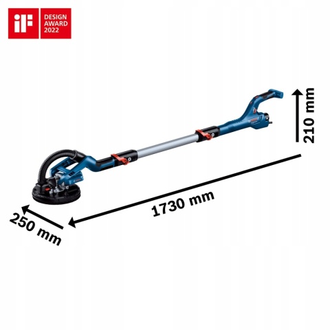 Szlifierka do gipsu Bosch GTR 55-225, 550W, Elastyczna głowica, 225mm