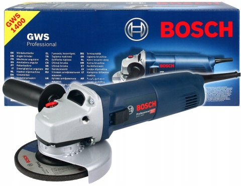 Szlifierka kątowa Bosch GWS 1400 125mm, 1400W, system RESTART PROTECTION