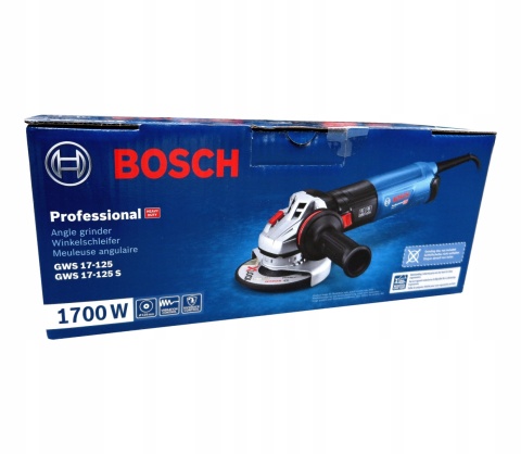 Szlifierka Kątowa Bosch Gws 17-125 S 1700W 125Mm M14 Antywibracyjna