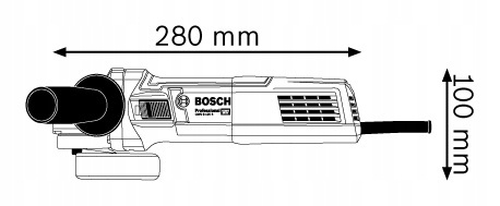 Bosch Gws 9-125 S Szlifierka Kątowa 900W Regulacja Prędkości 125Mm