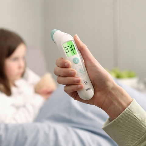 Termometr Braun Bst200 Do Czoła Dokładny Klinicznie Potwierdzona Dokładność