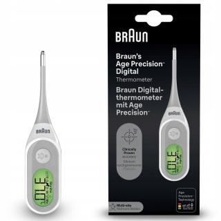 Termometr cyfrowy Braun Age Precision® PRT2000 z elastyczną końcówką