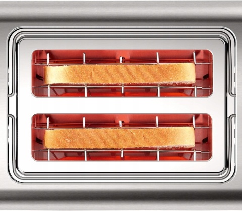 Toster Bosch Designline Tat4p420de 970W Taca Podgrzewacz Opiekacz Inox