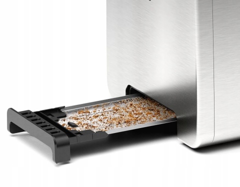 Toster Bosch Designline Tat4p420de 970W Taca Podgrzewacz Opiekacz Inox