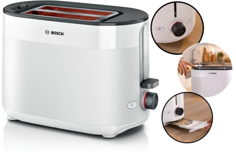 Toster Bosch Mymoment Tat2m121 950W 2 Tosty Timer Termostat Rozmrażanie