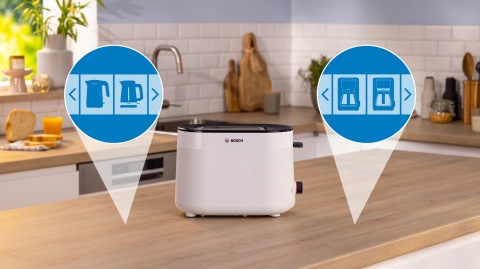 Toster Bosch Mymoment Tat2m121 950W 2 Tosty Timer Termostat Rozmrażanie