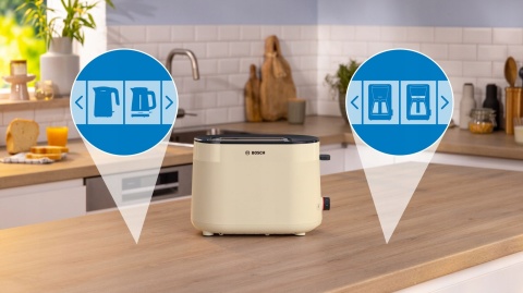 Toster Bosch Mymoment Tat2m127 950W 2 Tosty Timer Termostat Rozmrażanie