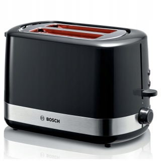 Toster Bosch Tat6a513 800W Ruszt 2 Tosty Czarny Opiekacz Do Chleba Kanapek
