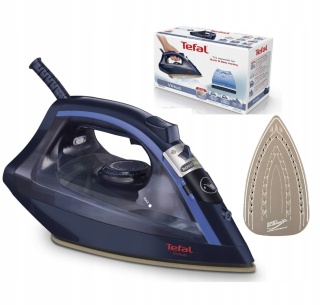 Żelazko Parowe TEFAL Virtuo FV1739 Granatowy 2000W Spryskiwacz KABEL 1,9M