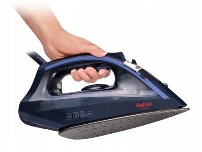 Żelazko Parowe TEFAL Virtuo FV1739 Granatowy 2000W Spryskiwacz KABEL 1,9M