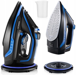 Żelazko bezprzewodowe Kerch ULTIMATE 2600W ceramiczna stopa, parowe