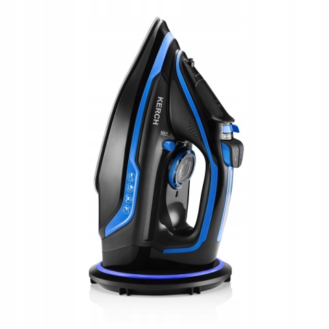 Żelazko Bezprzewodowe Parowe Kerch Ultimate Blue Powłoka Ceramiczna 2600W