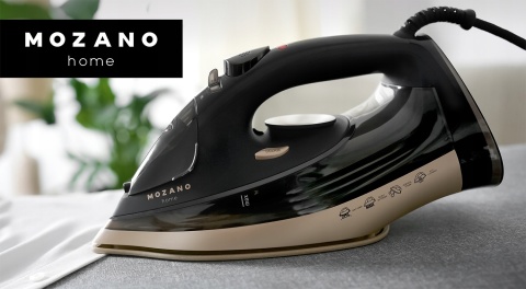 Żelazko parowe Mozano Perfect Smooth 3200W z ceramiczną stopą, ANTI-DRIP