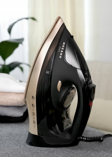 Żelazko parowe Mozano Perfect Smooth 3200W z ceramiczną stopą, ANTI-DRIP