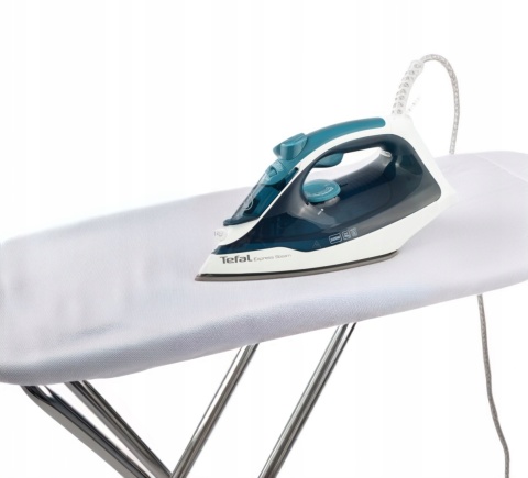 Żelazko parowe Tefal FV2839 2400W z ceramiczną stopą - szybkie prasowanie