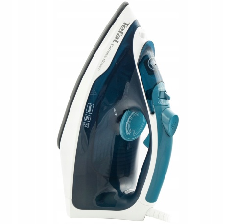 Żelazko parowe Tefal FV2839 2400W z ceramiczną stopą - szybkie prasowanie