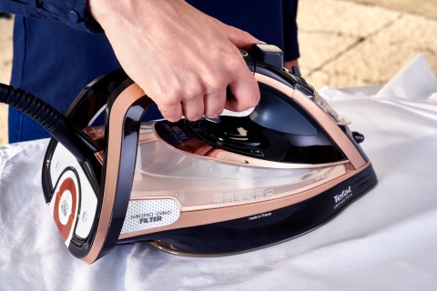 Żelazko parowe Tefal Ultimate PURE FV9865 3000W 250g/min, Anti-Drip