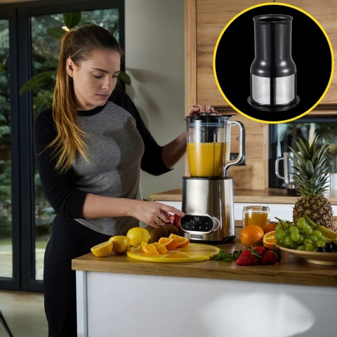 Blender kielichowy 2w1 Yoer Vitalio 2200W z sokowirówką 2,4L