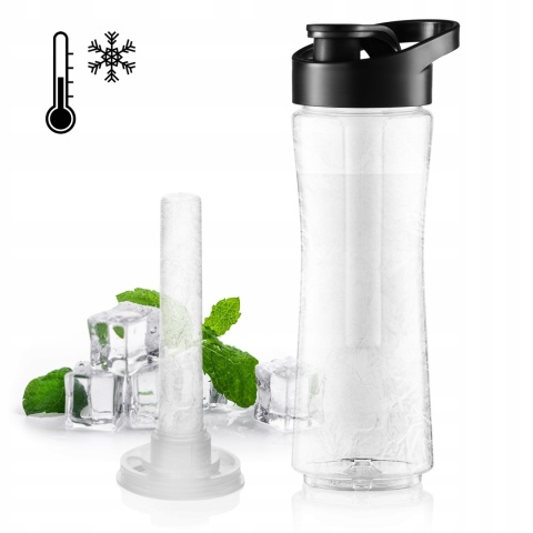 Blender kielichowy Mozano Nutri Sport 3w1 z 2 butelkami i wkładami chłodzącymi
